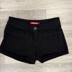 UNIONBAY Women's Black Jean Shorts